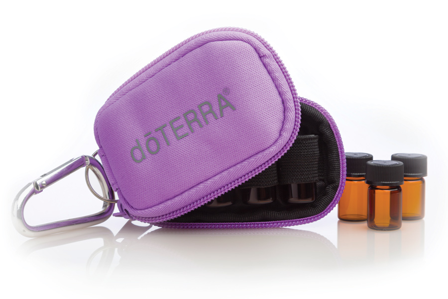 doTERRA Purple Sample Vial Keychain