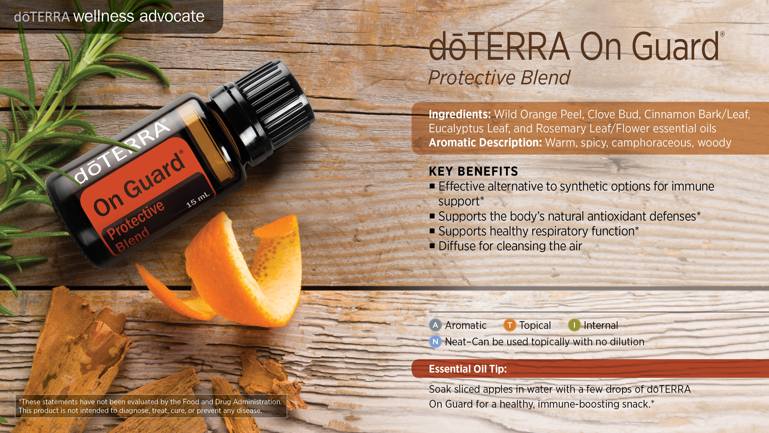 Doterra On Guard Protective Blend Dōterra Essential Oils 8520