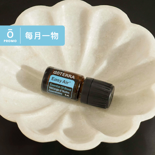 Bottle of Easy Air oil.