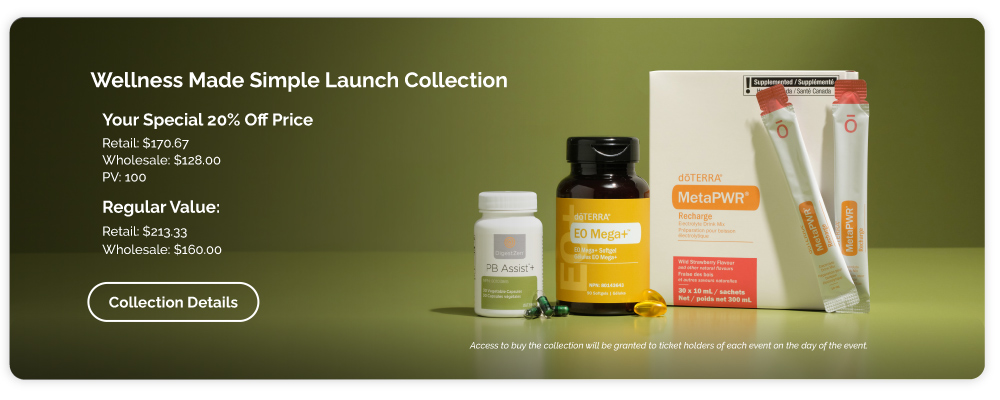 Wellness Made Simple Launch Collection graphic
