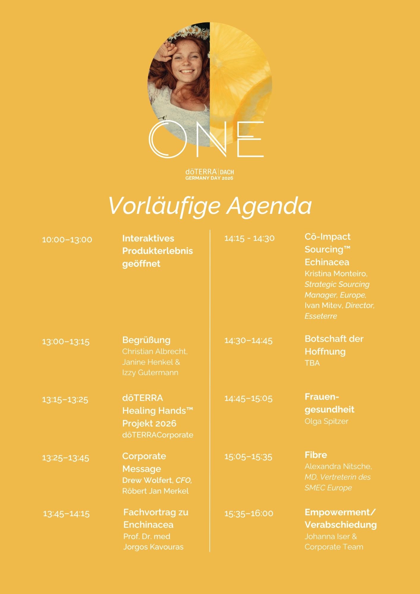 Germany Day 2026 Agenda
