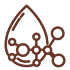 Plant Protein - oil and chemical structure icon