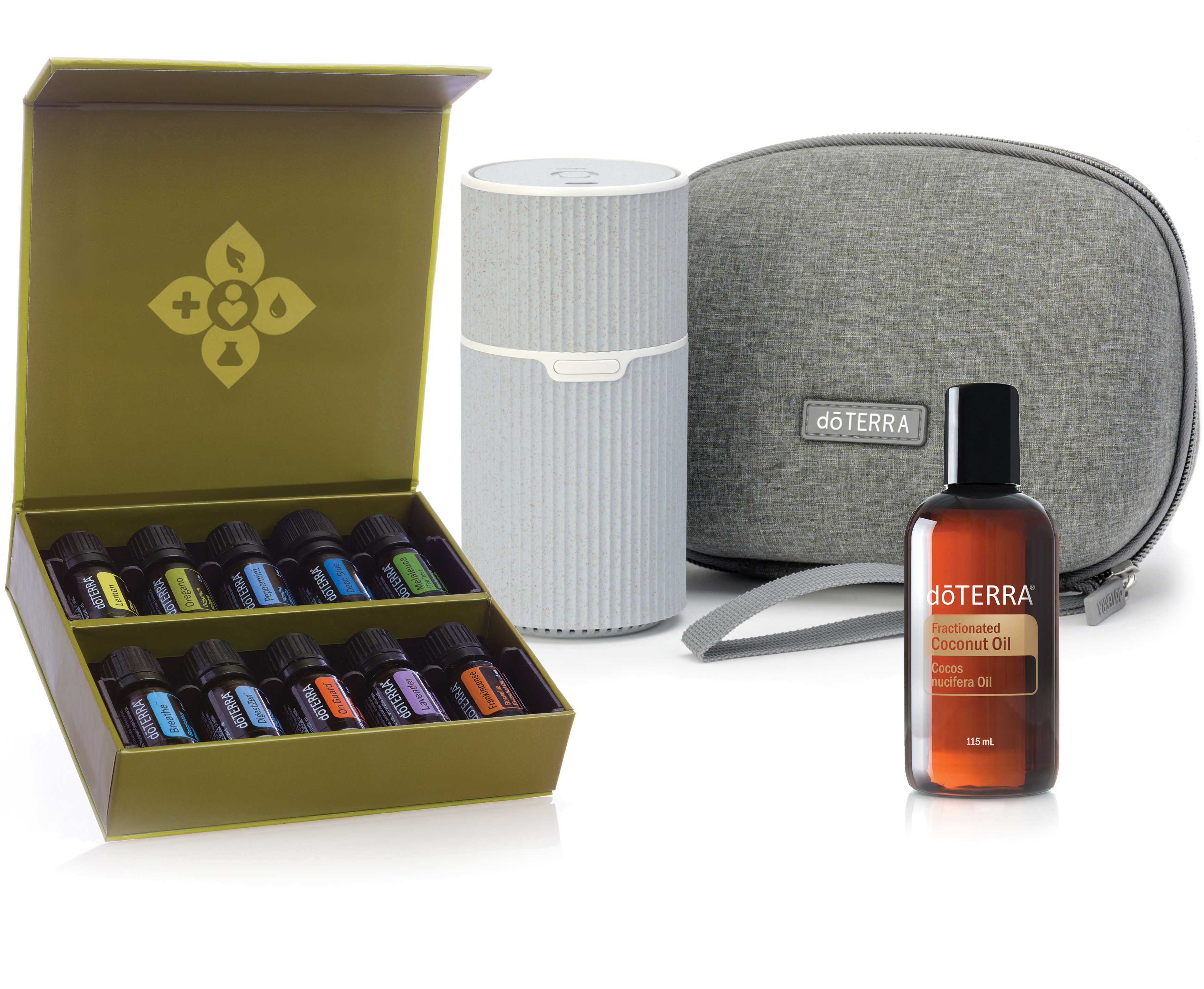 Family Essentials Kit w/ Fractionated Coconut Oil plus Pilot