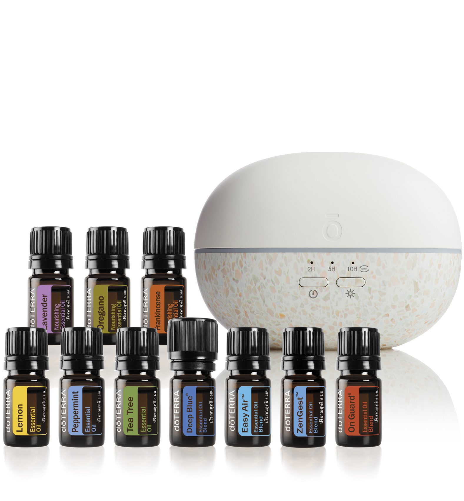 Family Essentials Kit with Pebble Diffuser | doTERRA Essential Oils