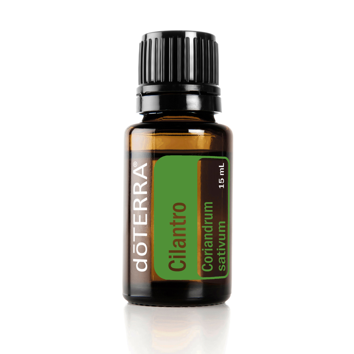 Bottle of Cilantro essential oil. What is Cilantro essential oil used for? Cilantro oil can be used for cooking, and to support the nervous system, digestive system, or immune system.*