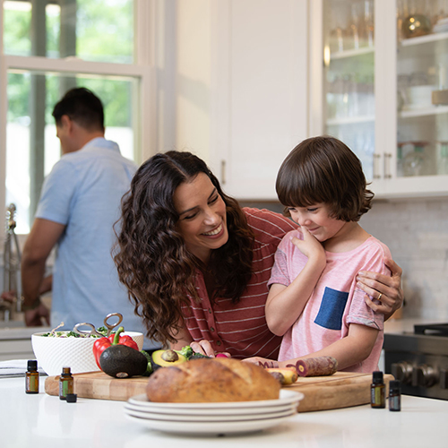 Essential oils in kitchen