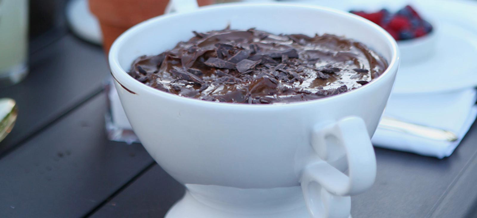 Chocolate Avocado Mousse in a mug