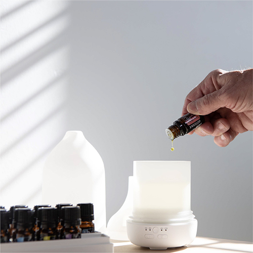 Laluz diffuser with doTERRA Essential oils