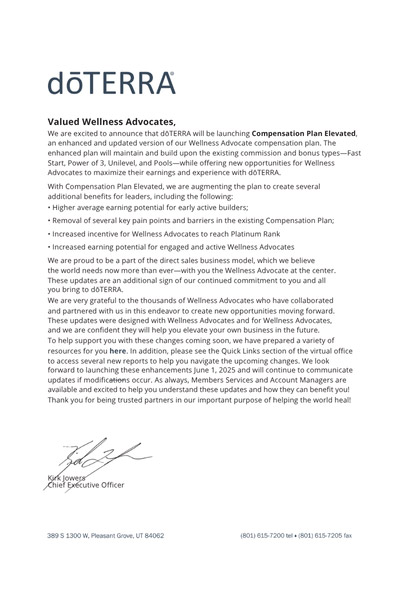 CEO Letter