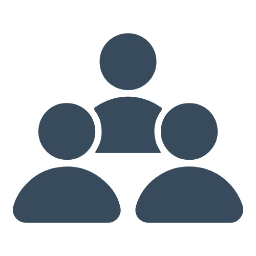 Icon of three people