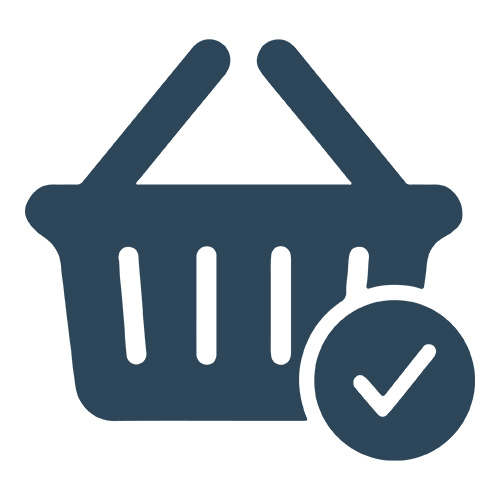 Icon of a shopping basket