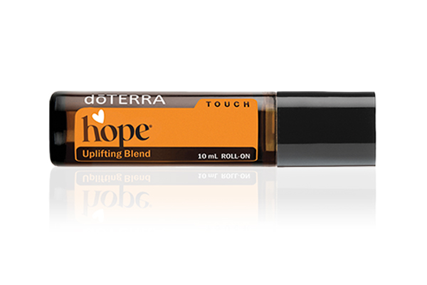 Hope Essential Oil over a counter top