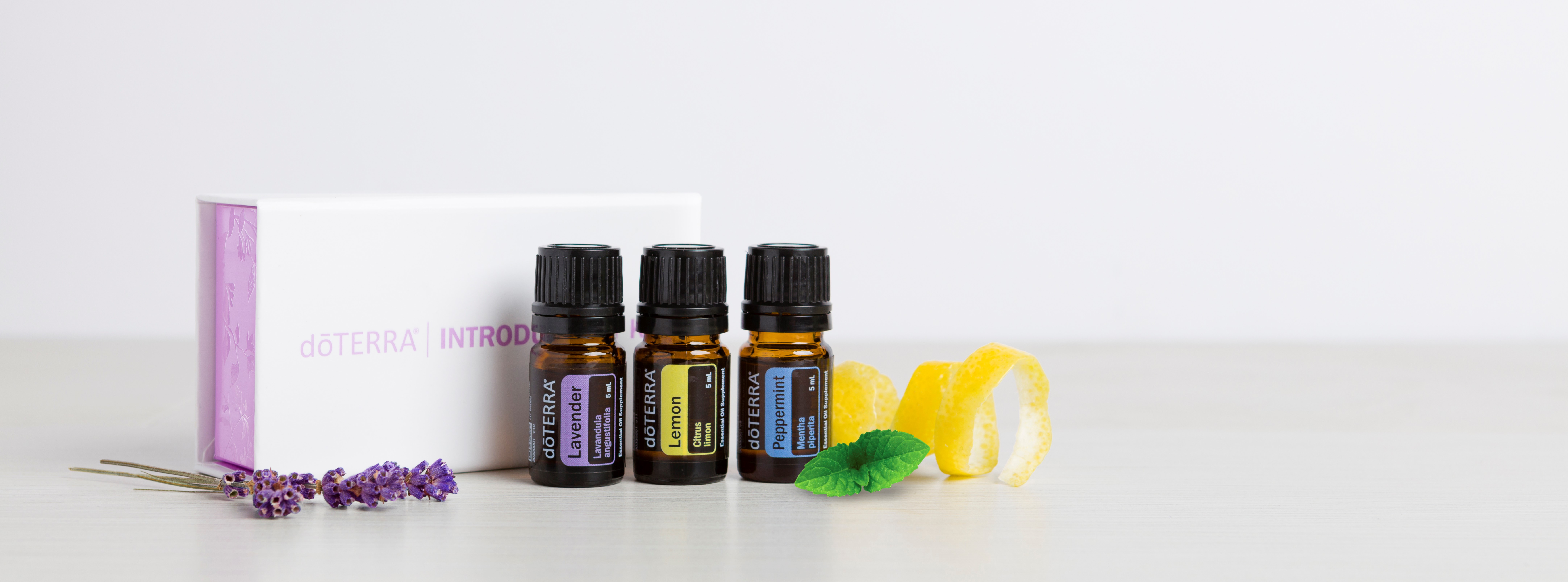  doTERRA Introductory Kit, 0.17 Fl Oz, Each Count of Lemon,  Peppermint & Lavender : Health & Household