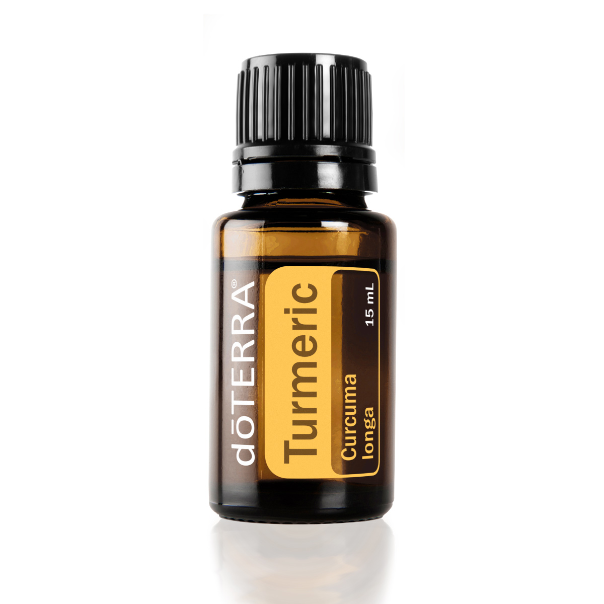 Bottle of doTERRA Turmeric essential oil. How do you use Turmeric oil? Turmeric oil can be used internally to benefit the nervous system and promote a healthy immune response.