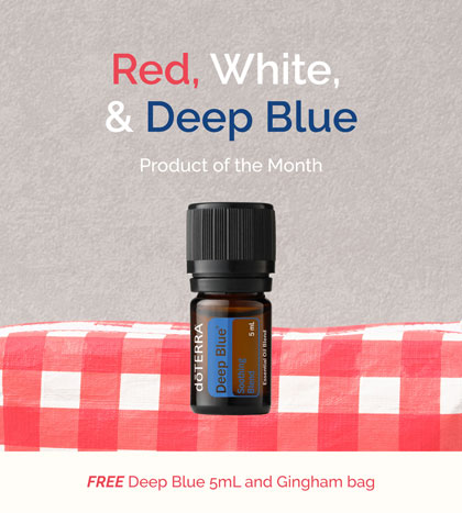 Red, White, & Deep Blue — Product of the Month