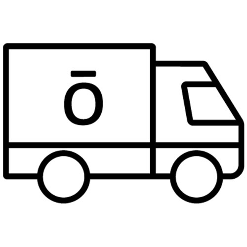 A shipping truck icon