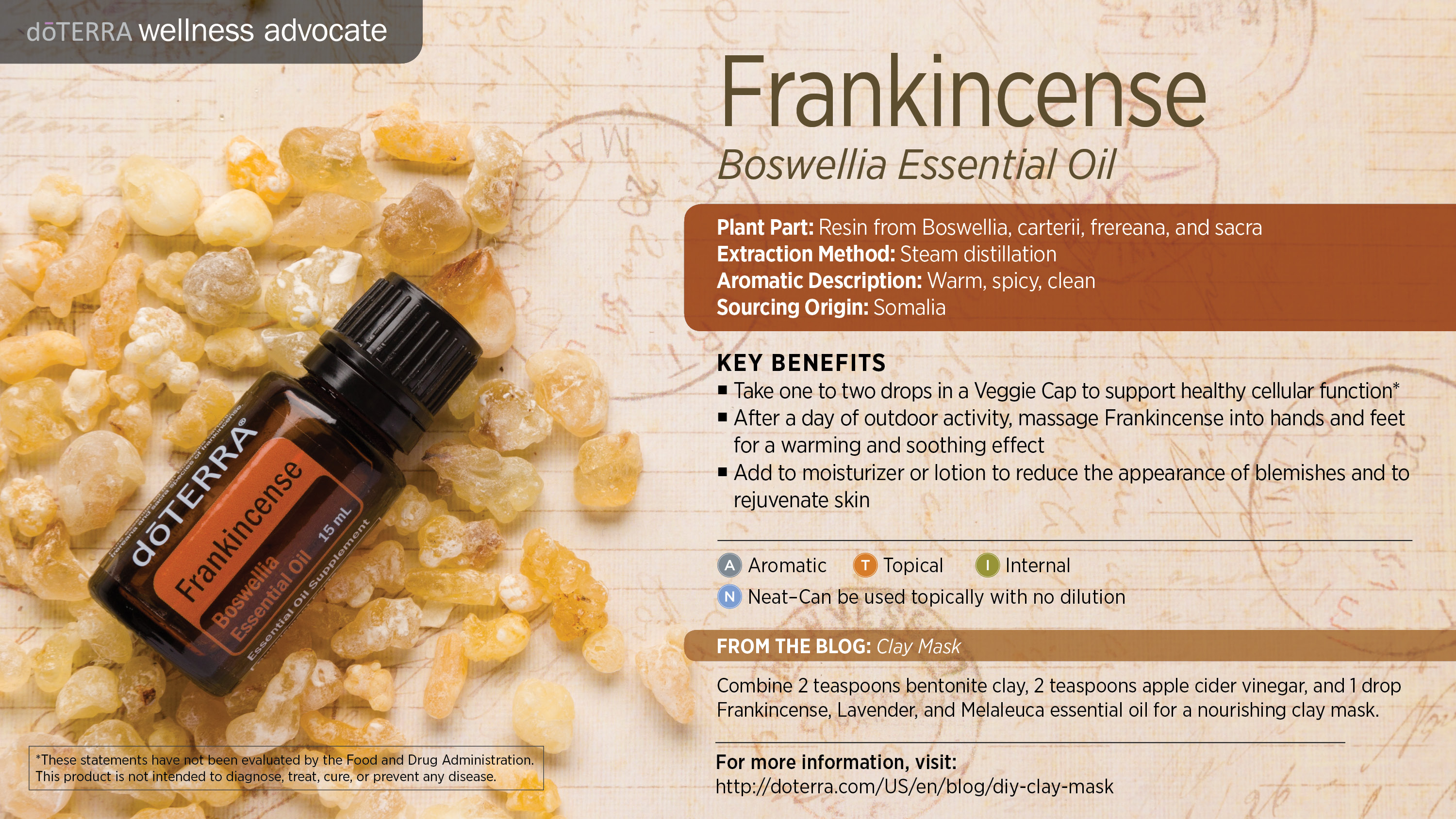 doTERRA Frankincense Essential Oil Uses with Recipes